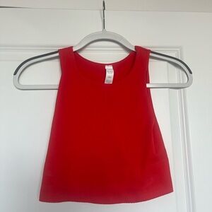 NWOT A by Avocado tank top red size s/m